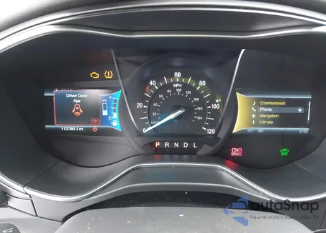 2014 Ford Fusion Hybrid Titanium из США, поврежденный, VIN 3FA6P0RUXER292751